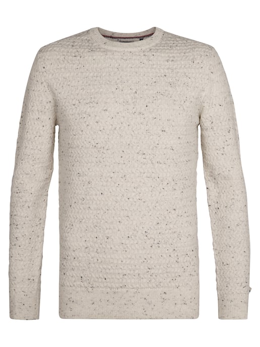 Petrol Industries - Cable-knit Jumper Madison Men - White - Image 1