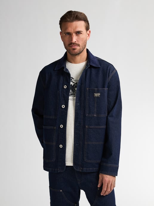 Petrol Industries - Heren Worker Denim Jas Baraboo - Blauw - Image 3