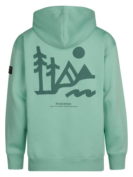 Petrol Industries - Jongens Grafische Hoodie Deschutes - Blauw - Image 2