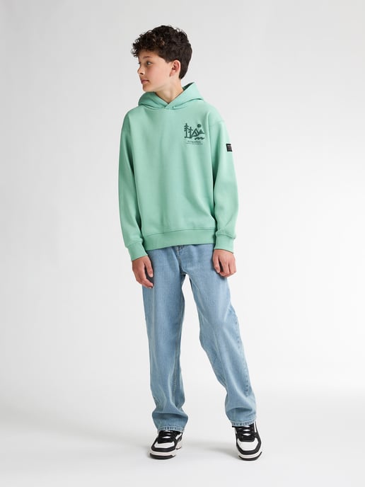 Petrol Industries - Jongens Grafische Hoodie Deschutes - Blauw - Image 5