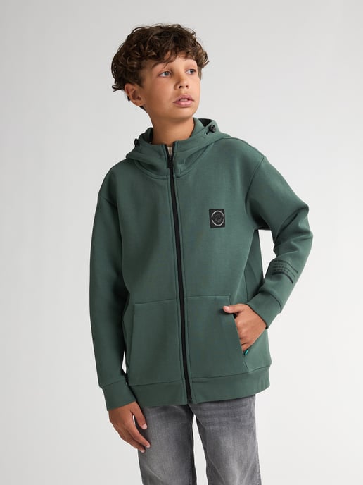 Petrol Industries - Jongens Hooded Zip Sweater Siskiyou - Groen - Image 3