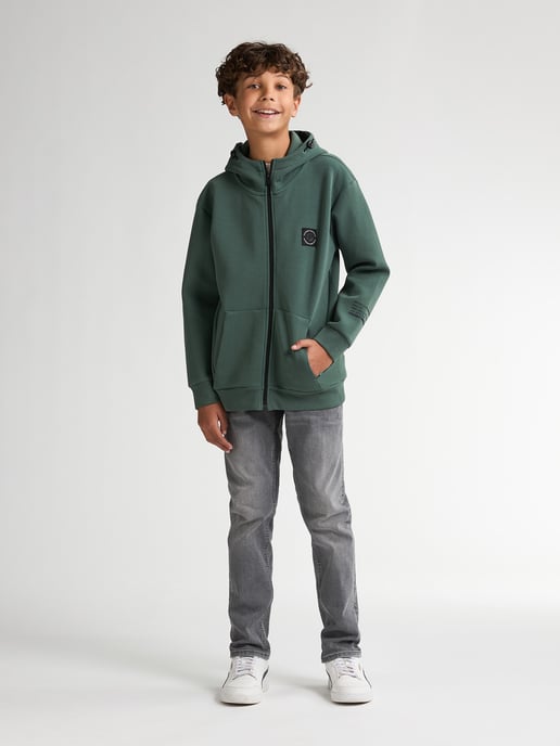 Petrol Industries - Jongens Hooded Zip Sweater Siskiyou - Groen - Image 5