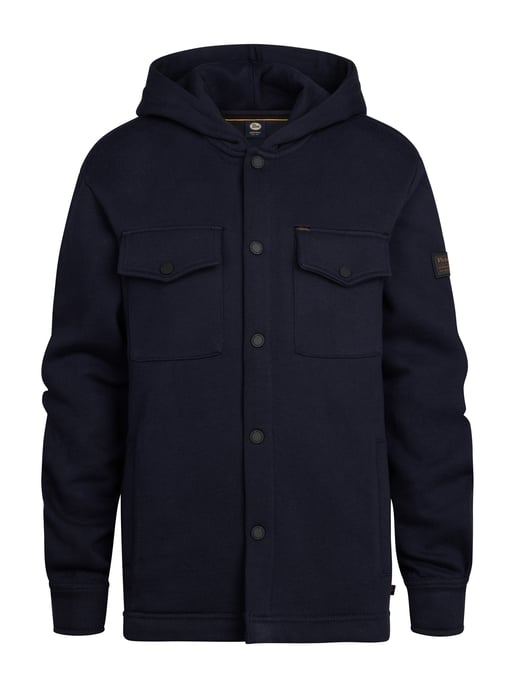 Petrol Industries - Hooded Overshirt Shasta Boys - Blue - Image 1