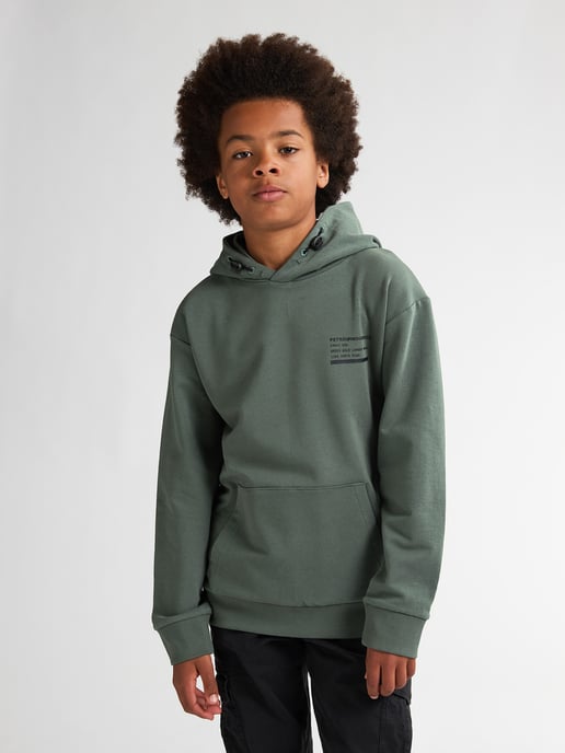 Petrol Industries - Jongens Backprint Hoodie Puget - Groen - Image 3