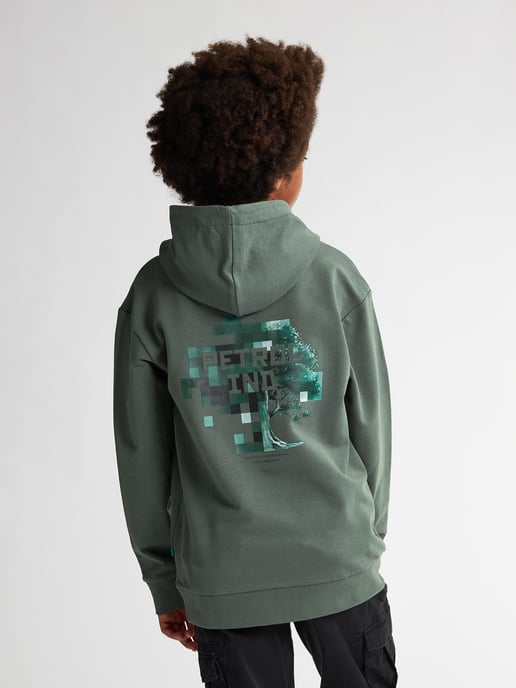 Petrol Industries - Jongens Backprint Hoodie Puget - Groen - Image 4