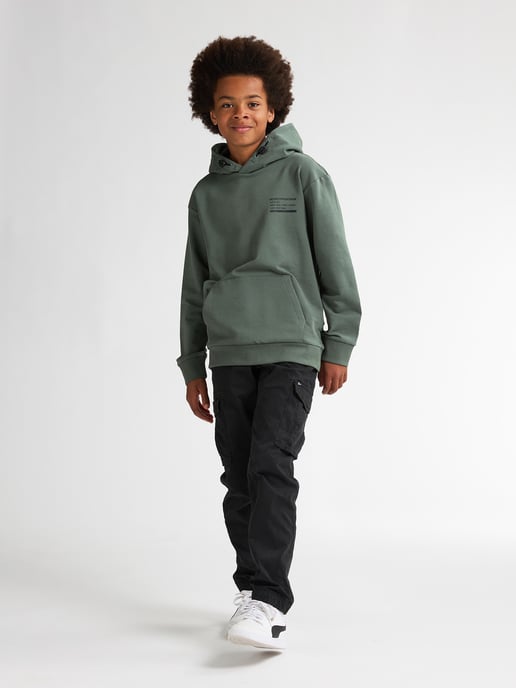 Petrol Industries - Jongens Backprint Hoodie Puget - Groen - Image 5