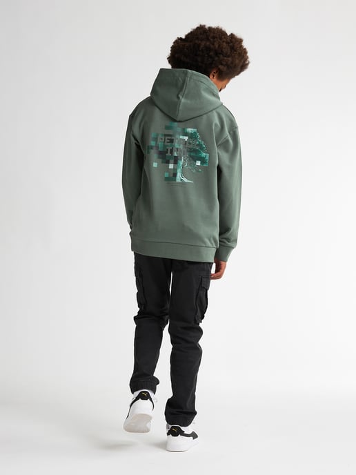 Petrol Industries - Jongens Backprint Hoodie Puget - Groen - Image 6