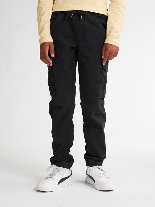 Petrol Industries - Jongens Tapered Cargo Broek Snake - Zwart - Image 1