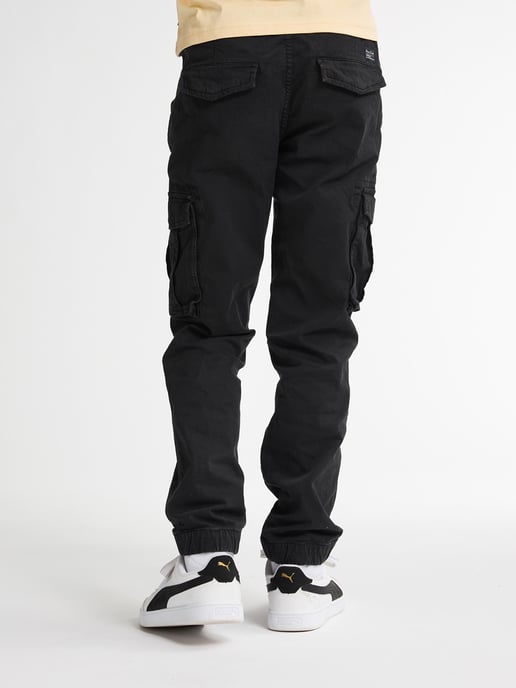 Petrol Industries - Jongens Tapered Cargo Broek Snake - Zwart - Image 4