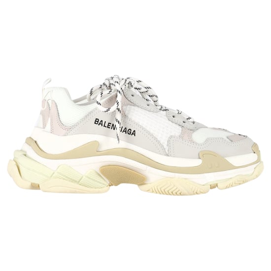 Balenciaga Triple S Sneakers i vitt polyester - Image 1
