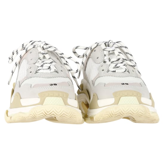 Balenciaga Triple S Sneakers i vitt polyester - Image 2