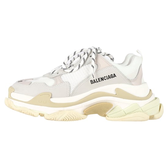 Balenciaga Triple S Sneakers i vitt polyester - Image 4