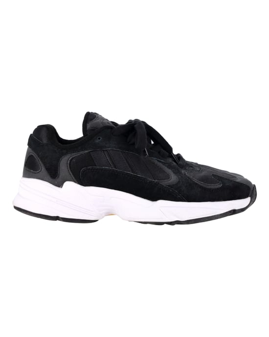 Adidas Yung-1 Sneakers in Black Suede - Image 1