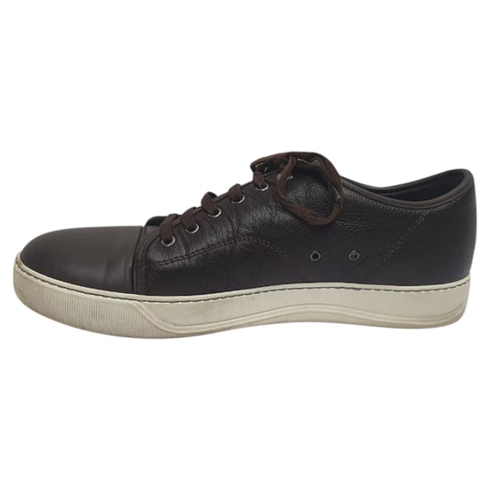 Lanvin Låga Sneakers i Brunt Läder - Image 4