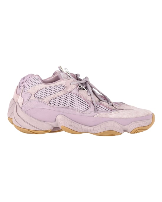 Adidas x Yeezy 500 Soft Vision sneakers in pastelpaars suède - Image 2