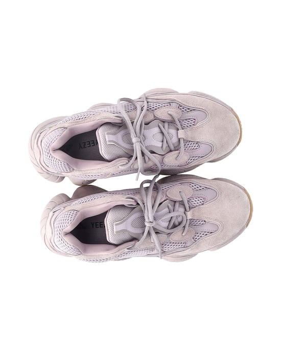 Adidas x Yeezy 500 Soft Vision sneakers in pastelpaars suède - Image 6