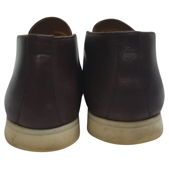 Loro Piana Open Walk Enkelboots in Bruin Leer - Image 3
