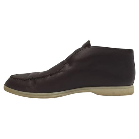 Loro Piana Open Walk Enkelboots in Bruin Leer - Image 4