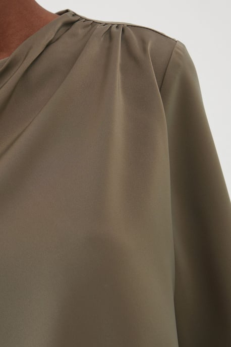 One Shoulder Satin Mini Dress - Image 5