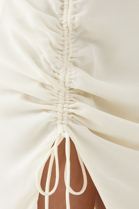 One Shoulder Ruched Detail Maxi Dress - Image 5