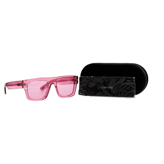 Tom Ford Fausto Sunglasses TF711 in Pink Acetate - Image 6