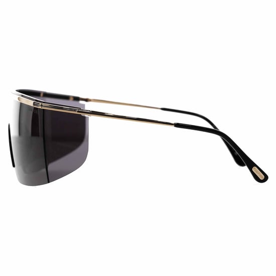 Tom Ford Pavlos Shield Zonnebril in Zwart Metaal - Image 4