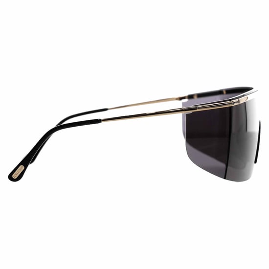 Tom Ford Pavlos Shield Zonnebril in Zwart Metaal - Image 5
