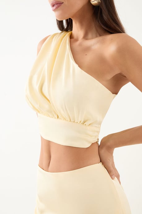 Satin One Shoulder Top & Maxi Skirt Co-ord - Image 4