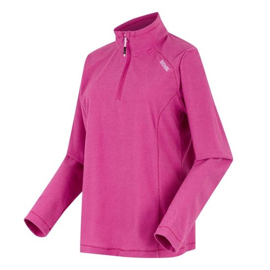 Regatta Great Outdoors Womens/Ladies Montes Half Zip Fleece Top (Hallon rosé) - Image 3