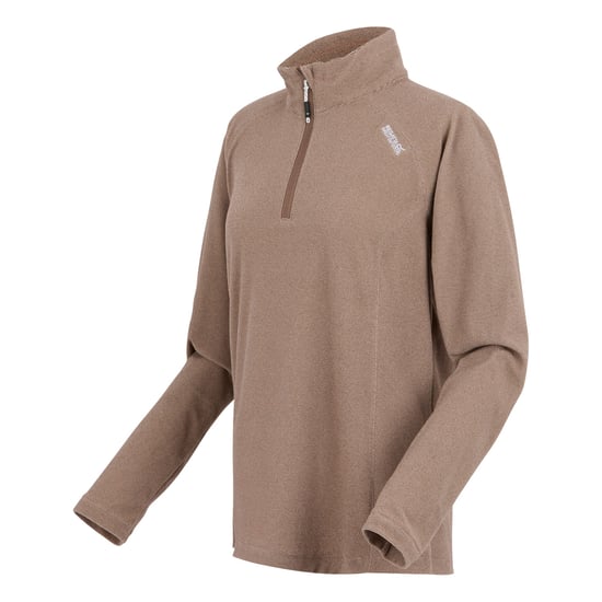 Regatta - Geweldige Outdoor Dames Montes Half Zip Fleece Top (Mokka) - Image 3