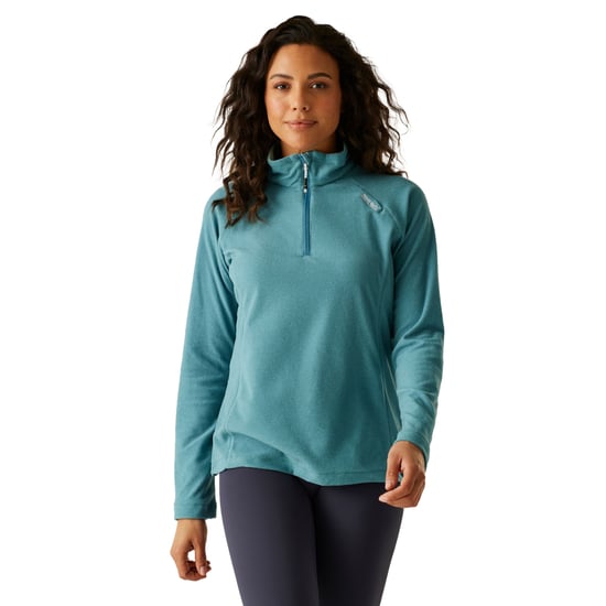 Regatta - Geweldige Outdoor Dames Montes Half Zip Fleece Top (Storm Blauw) - Image 4