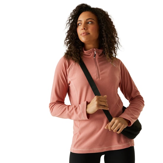 Regatta - Geweldige Outdoor Dames Montes Half Zip Fleece Top (Stoffige roos) - Image 4