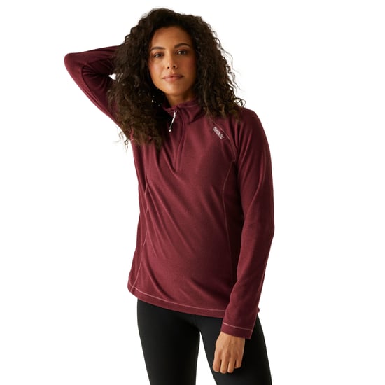 Regatta Great Outdoors Womens/Ladies Montes Half Zip Fleece Top (Mörk piment) - Image 4