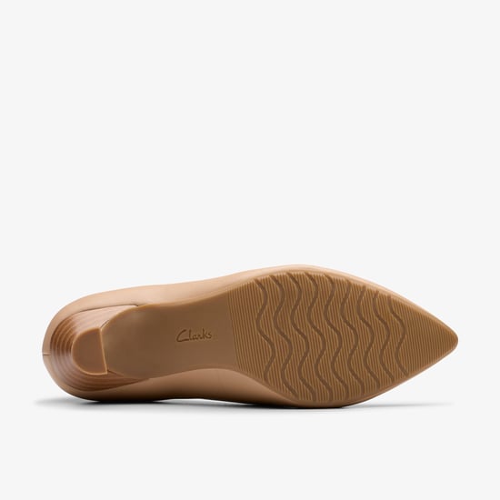 Kataleyna West Beige Leather Shoes - Image 3