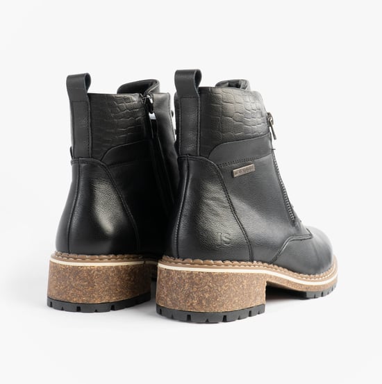 Josef Seibel Waylynn 10 Womens Lace Up Ankle Boots Black - Image 5