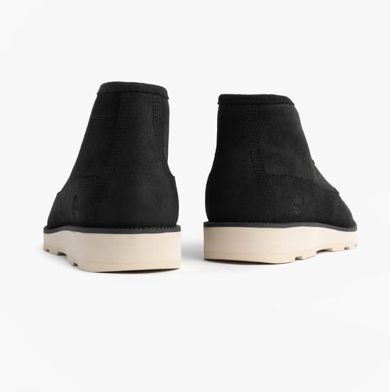 Timberland Britton Mills Mid Mens Chukka Boots Black Suede - Image 5