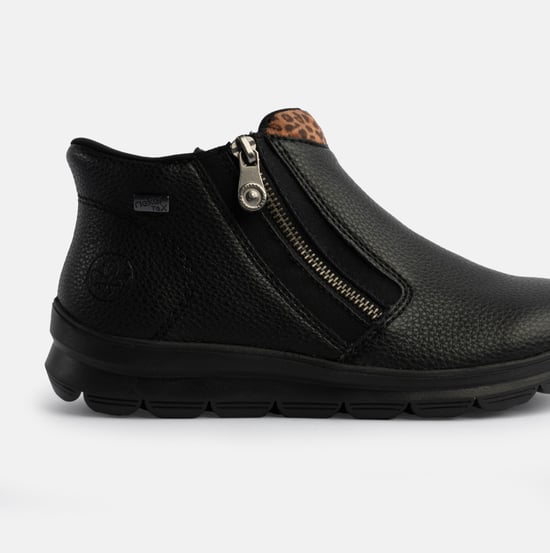 Rieker Z0059-00 Womens Boots Black - Image 6