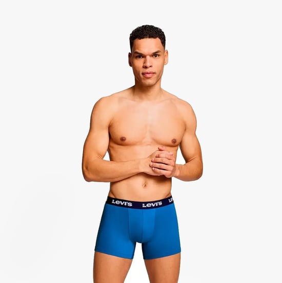 Levi's Repeat Logo Mens 2-pack Trunks Blue Combo - Image 2