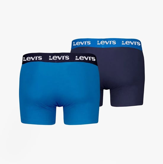Levi's Repeat Logo Mens 2-pack Trunks Blue Combo - Image 3