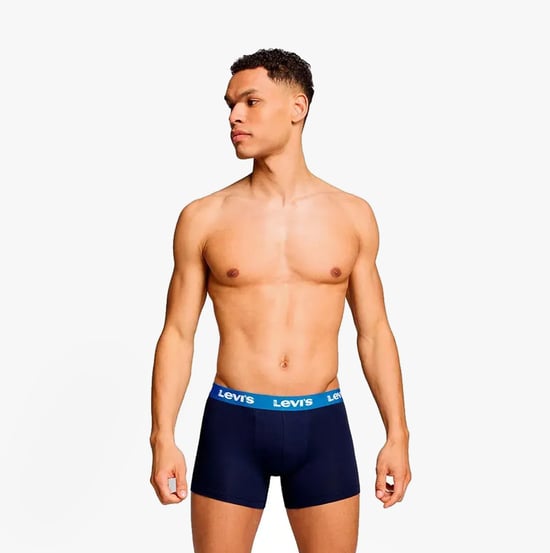 Levi's Repeat Logo Mens 2-pack Trunks Blue Combo - Image 4