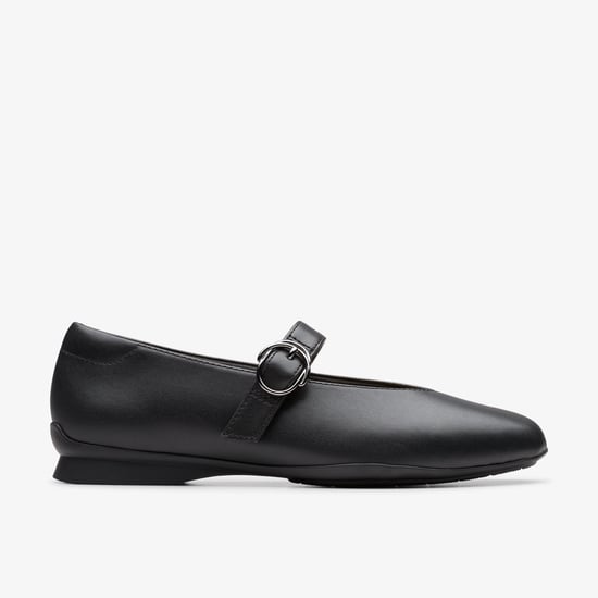 Jazmynn Iris Black Leather Shoes - Image 1