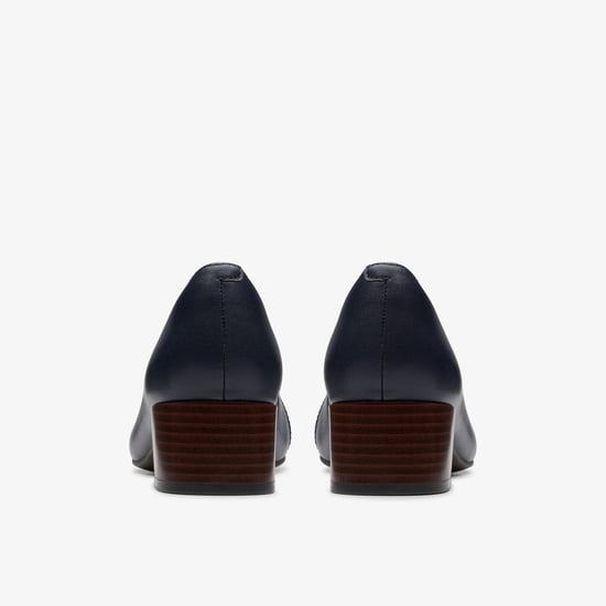 Iridessa Erin Navy Leather Shoes - Image 5
