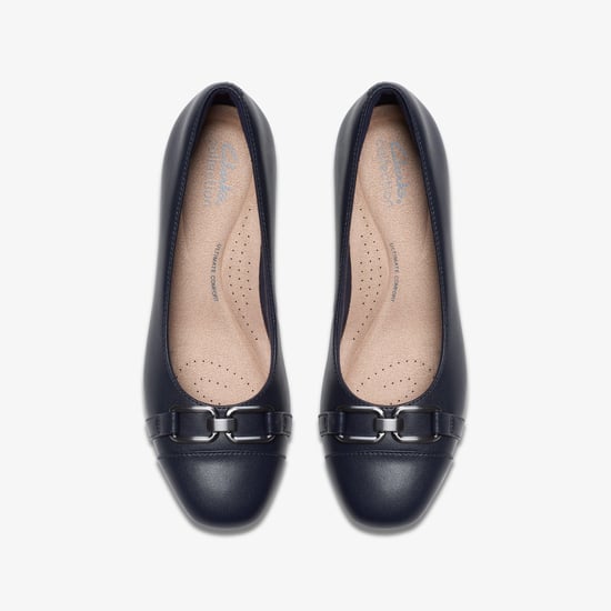 Iridessa Erin Navy Leather Shoes - Image 6