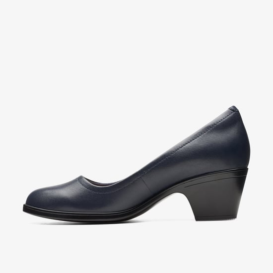 Emily 2 Ruby Navy Leather Shoes - Image 2