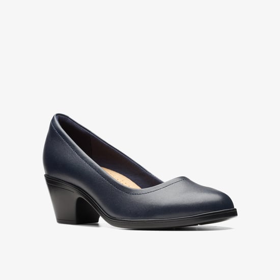Emily 2 Ruby Navy Leather Shoes - Image 3