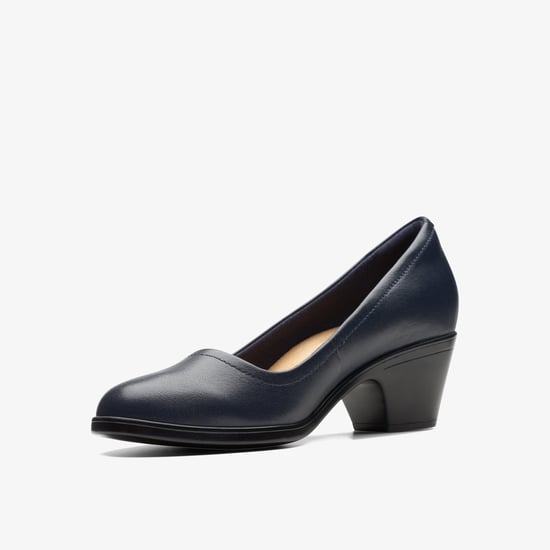 Emily 2 Ruby Navy Leather Shoes - Image 4