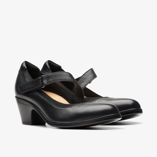 Emily2 Mabel Black Leather Shoes - Image 4