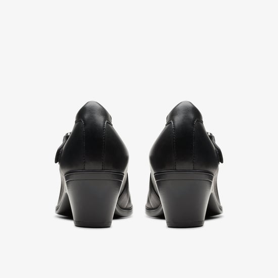 Emily2 Mabel Black Leather Shoes - Image 5