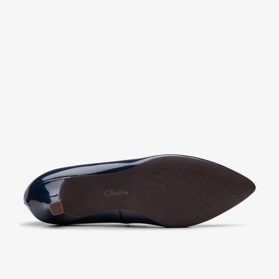 Shondrah Jade Navy Patent Shoes - Image 3