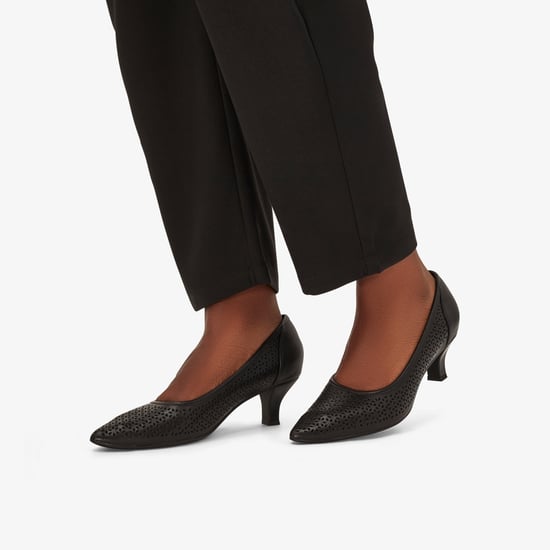 Kepley Sky Black Leather Shoes - Image 2